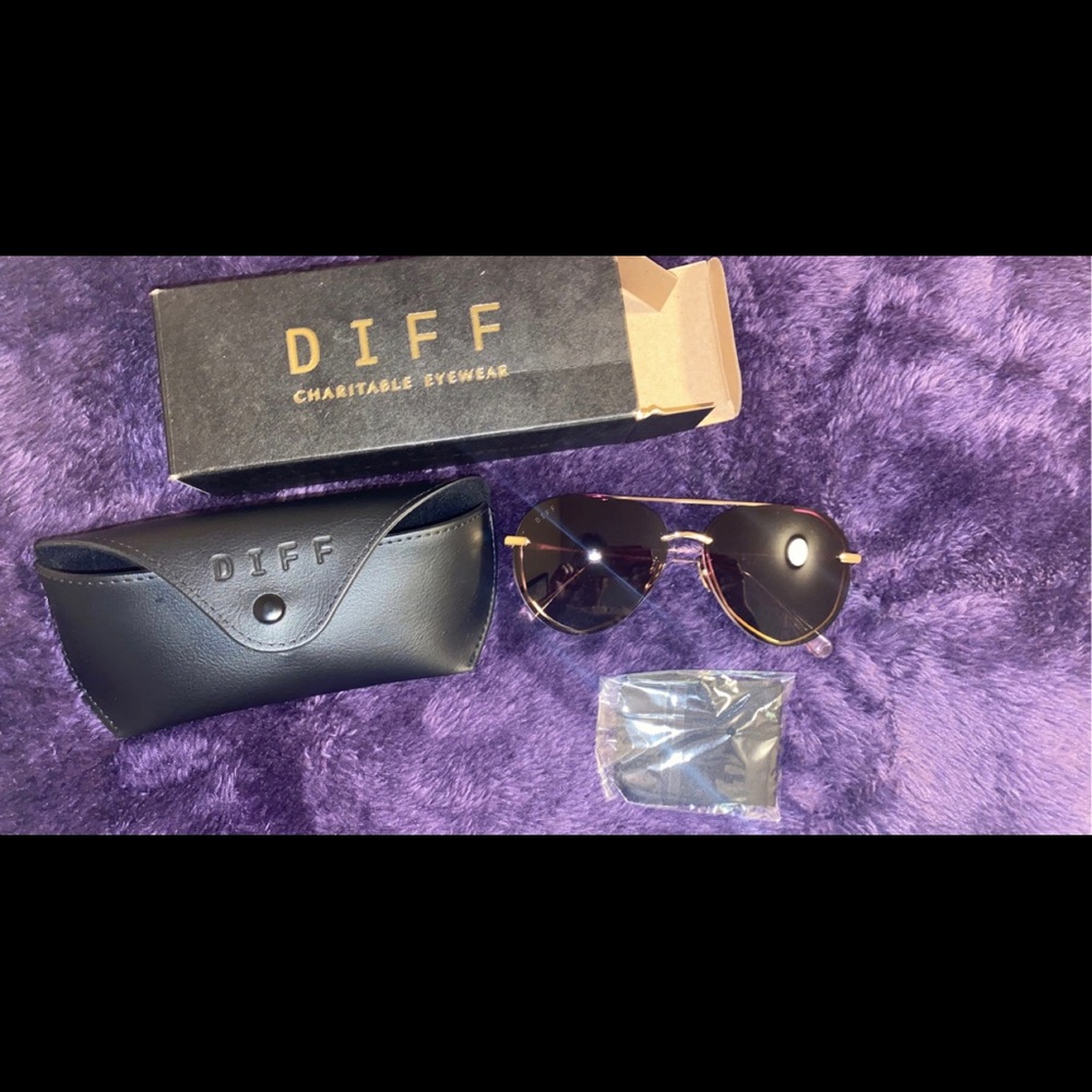 Diff Eyewear Lenox Polarized Sunglasses Aviator